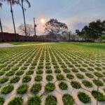 Concregrama 5 furos aplicado